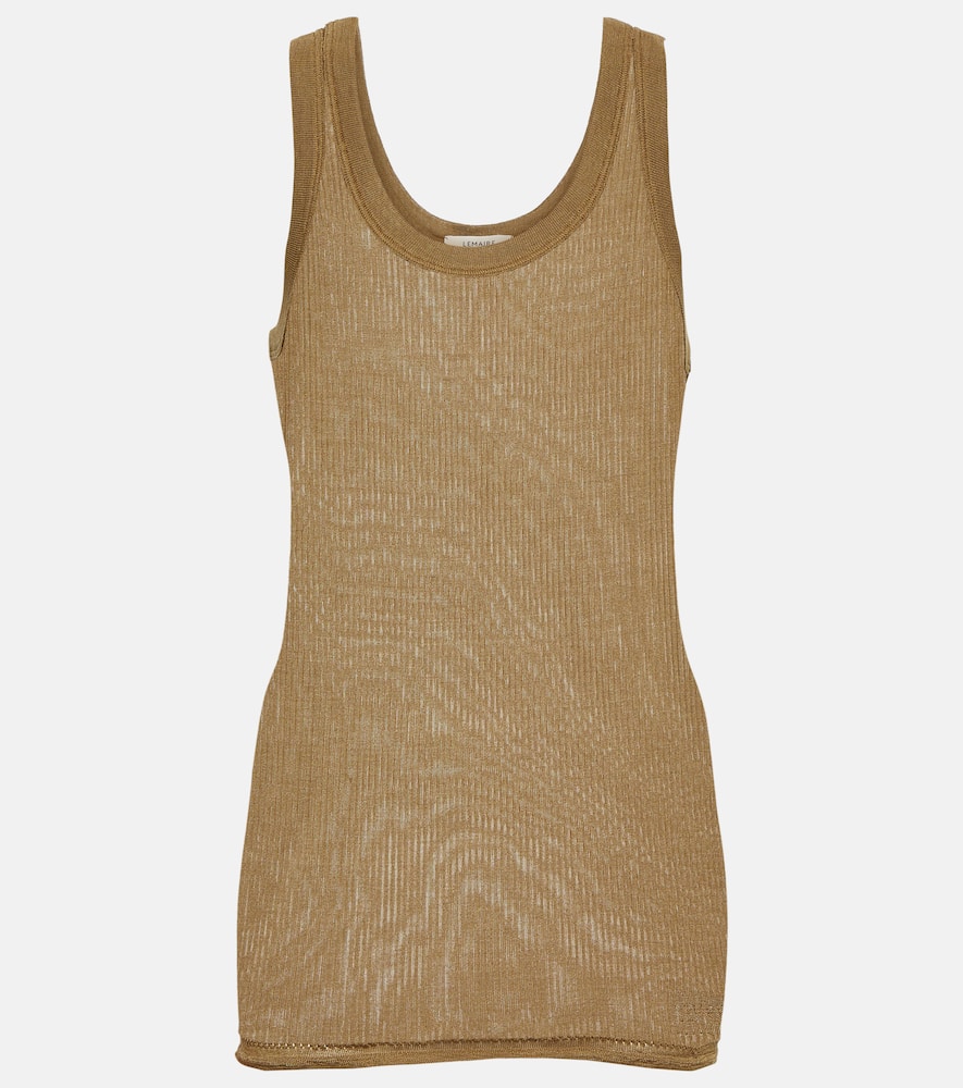 Silk jersey tank top