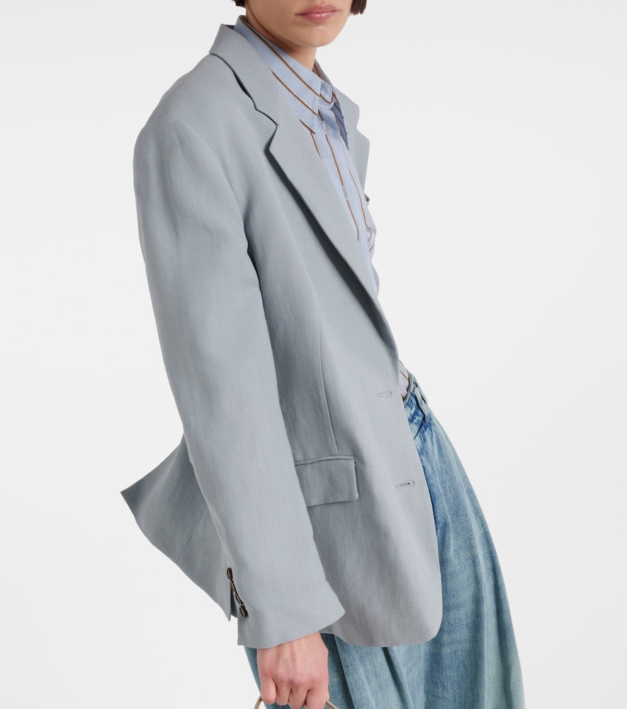  Brunello Cucinelli Brunello Cucinelli Single-breasted Blazer 