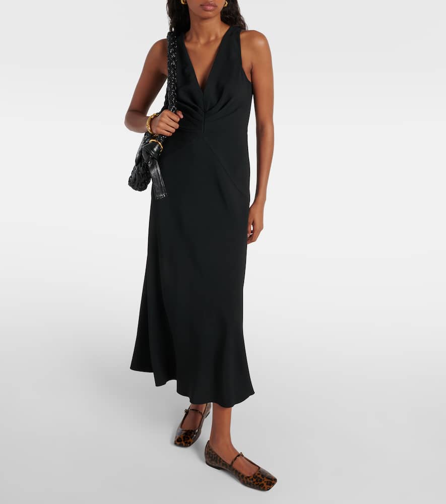 Gianvito Rossi Christina 05 Leopard-print Glossed-leather Mary Jane Flats In Leopard Print