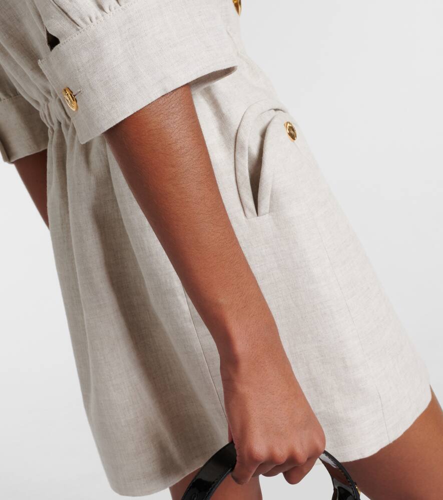 BLAZÉ MILANO BLAZÉ MILANO ANYWAY LINEN MINIDRESS