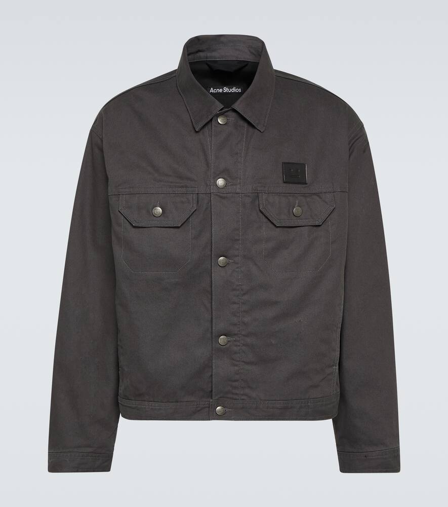 Acne Studios Face cotton canvas jacket