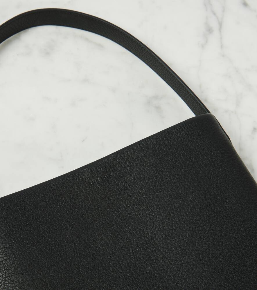 The Row N/s Park Small Leather Tote Bag In Black