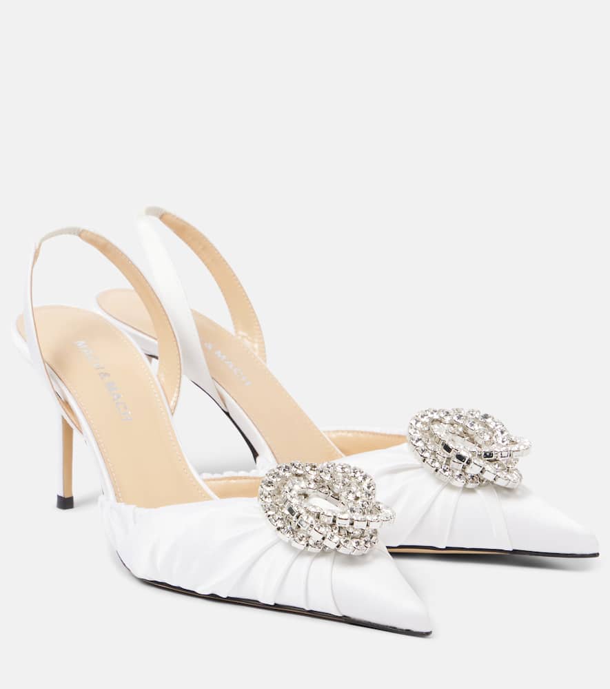 Galaxy embellished slingback pumps