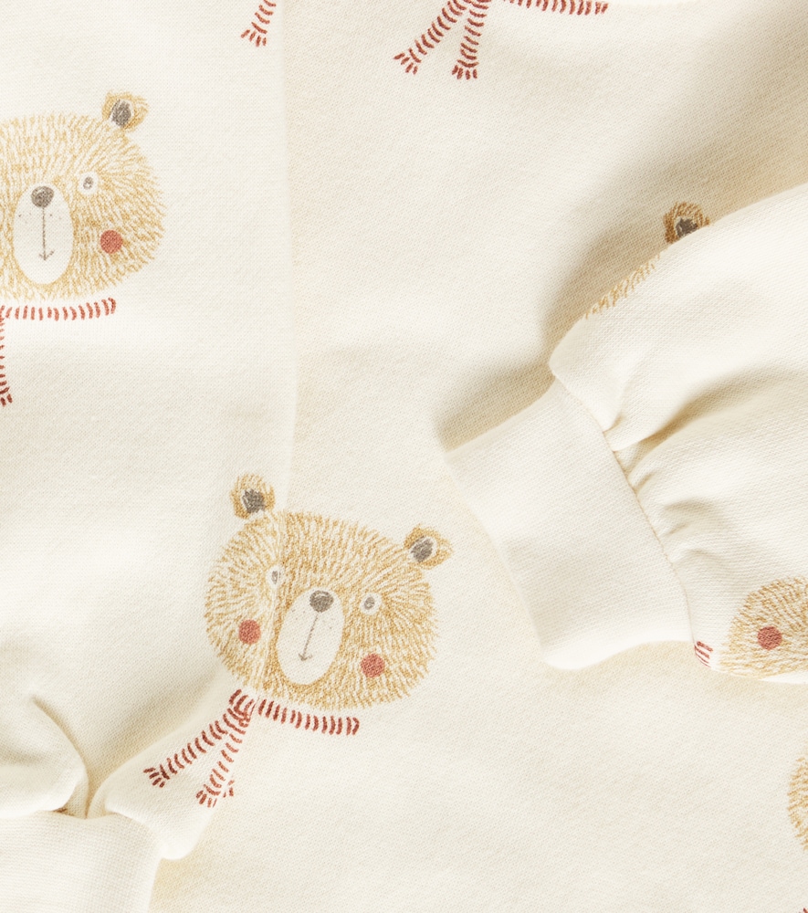  Rylee + Cru Rylee + Cru Baby Spieler Bears Aus Einem Baumwollgemisch 