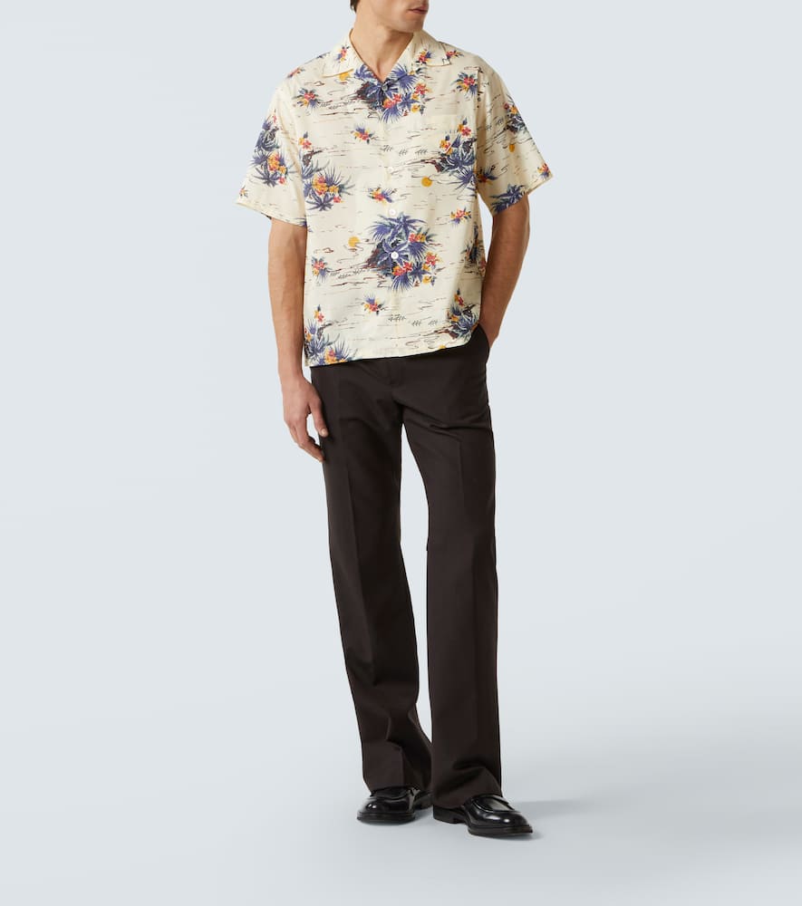Prada Men's Cotton Shirt In Multicoloured