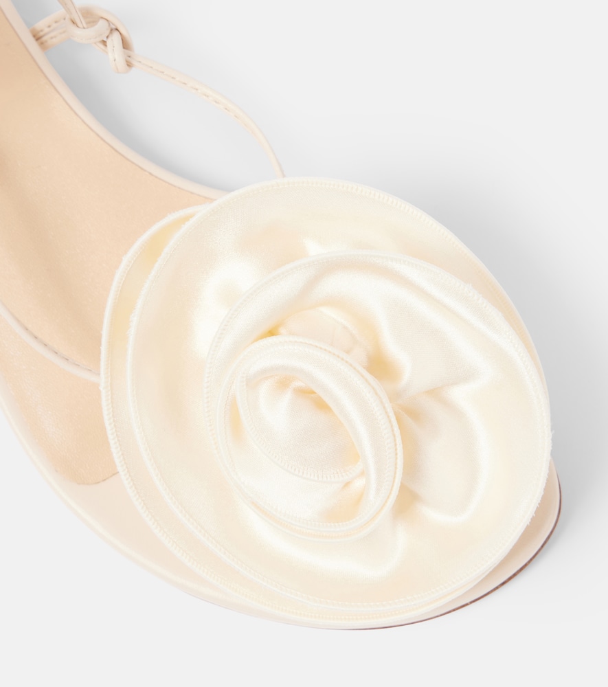  Magda Butrym Magda Butrym Floral Leather Sandals 