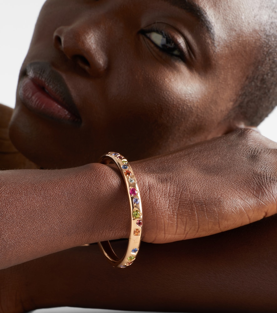  Pomellato Pomellato Armreif Iconica Aus 18kt Roségold Mit Edelsteinen 