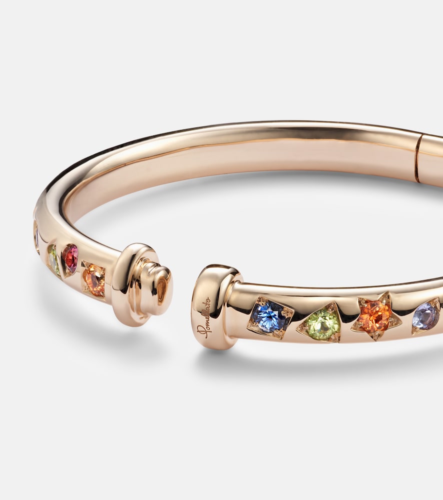  Pomellato Pomellato Armreif Iconica Aus 18kt Roségold Mit Edelsteinen 