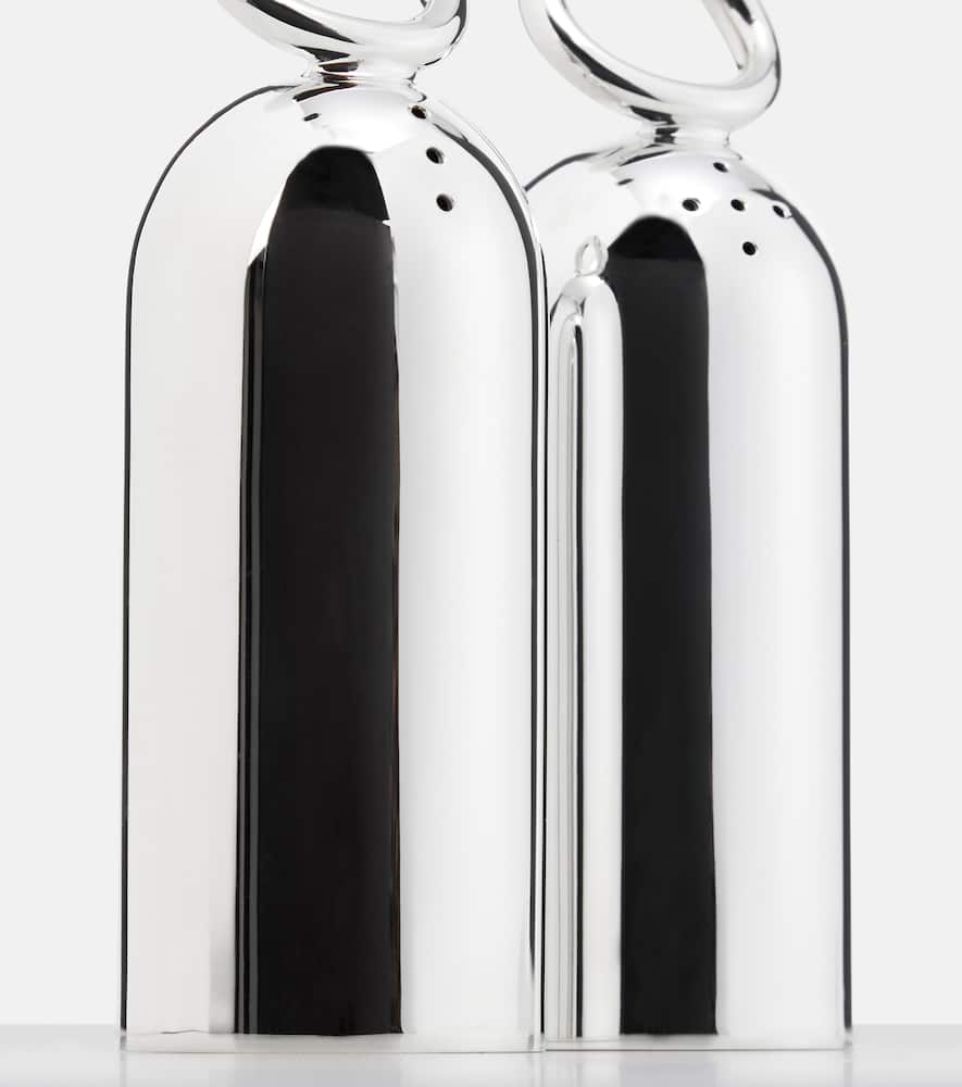 Christofle Vertigo silver-plated salt and pepper shakers by Andree Putman