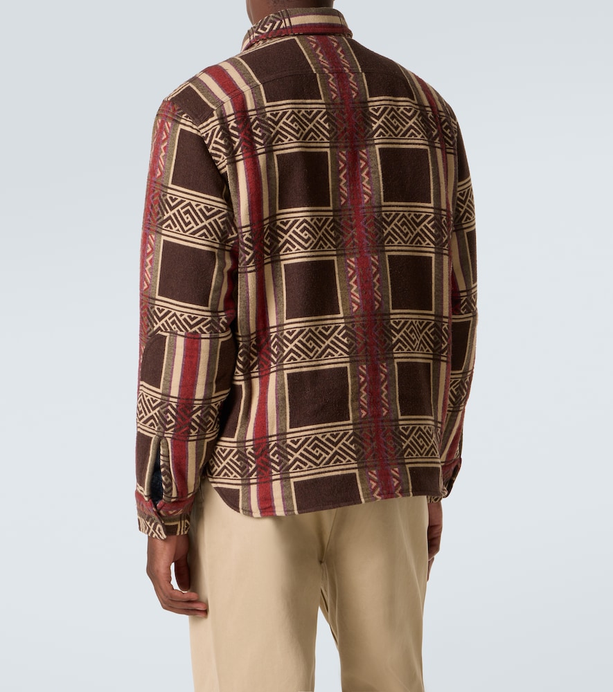  Rrl Rrl Cotton Jacquard Overshirt 