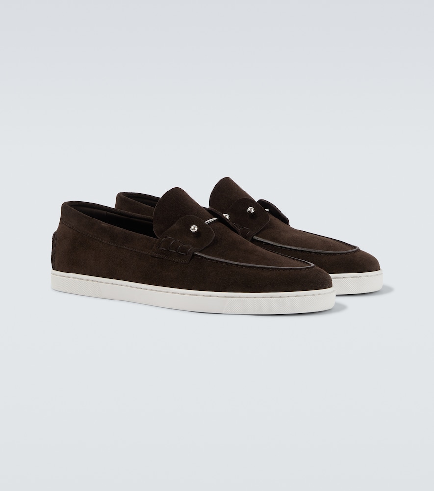  Christian Louboutin Christian Louboutin Slip-ons Chambeliboat Aus Veloursleder 