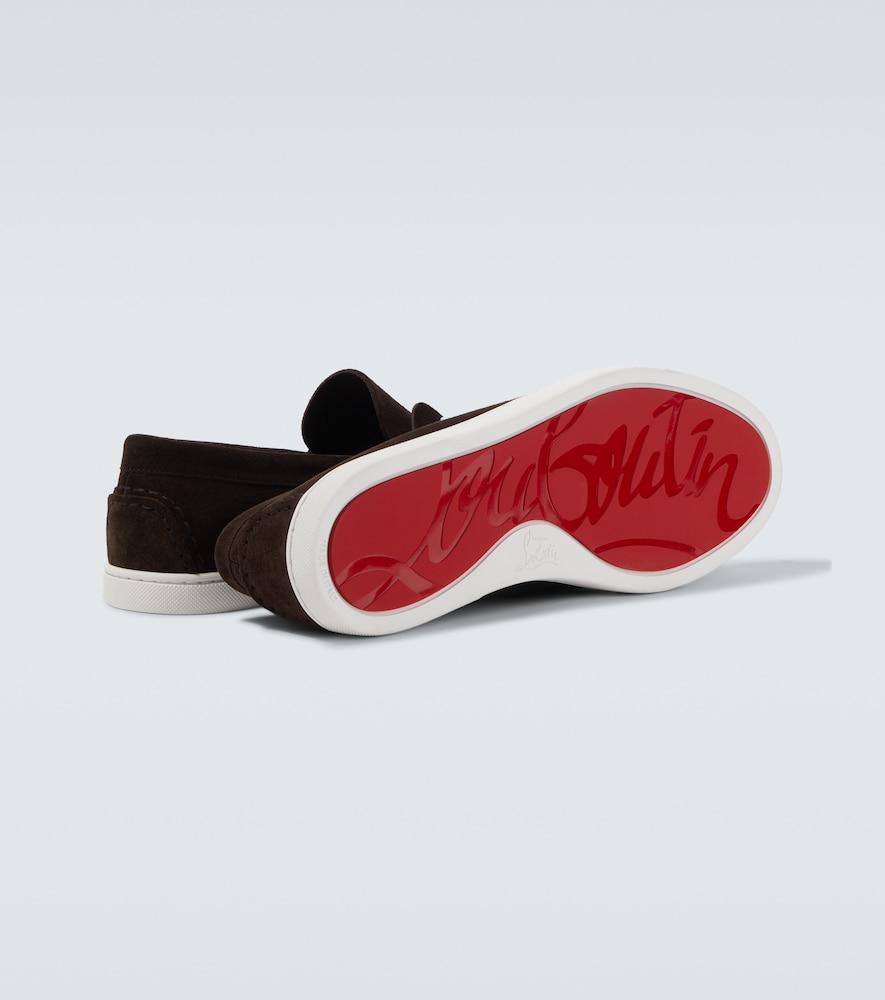  Christian Louboutin Christian Louboutin Slip-ons Chambeliboat Aus Veloursleder 