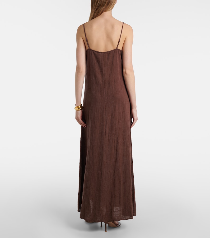  Staud Staud Maxikleid Laura Aus Baumwolle 