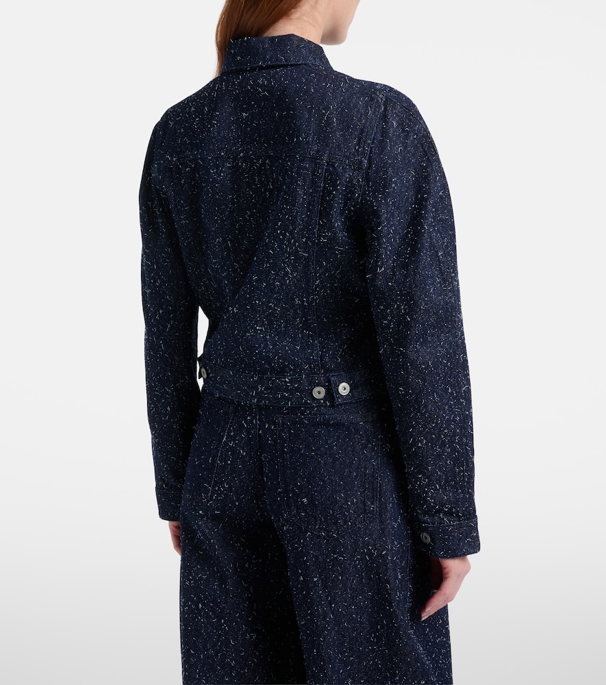  Jacquemus Jacquemus Ovalo De-nimes Embroidered Denim Jacket 