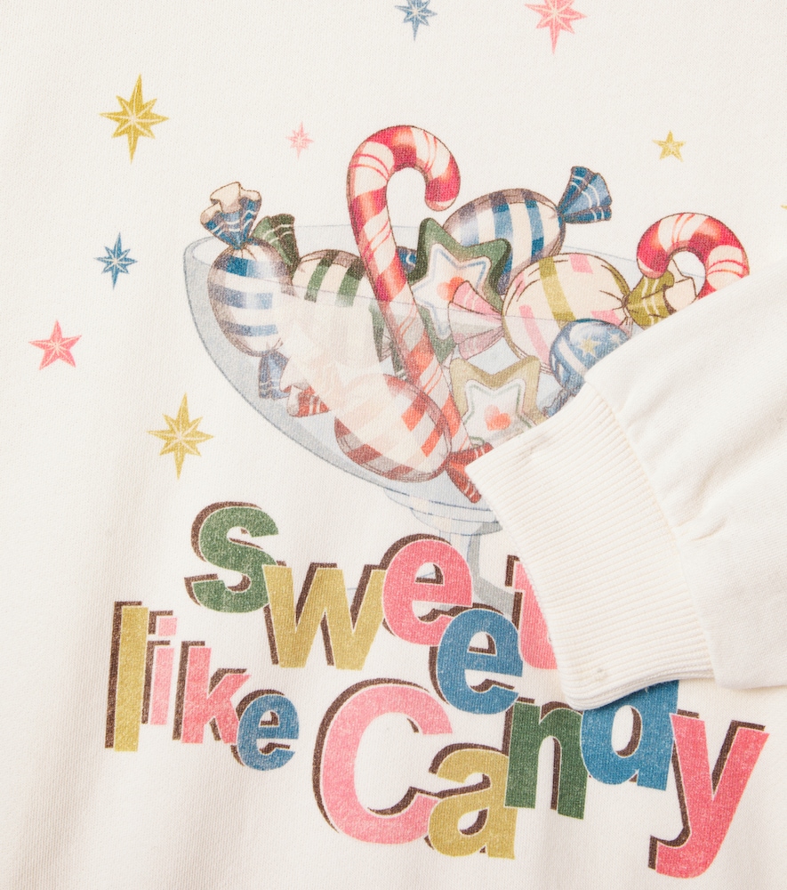  Konges Slojd Konges Slã¸jd Spotty Printed Cotton Jersey Sweatshirt 