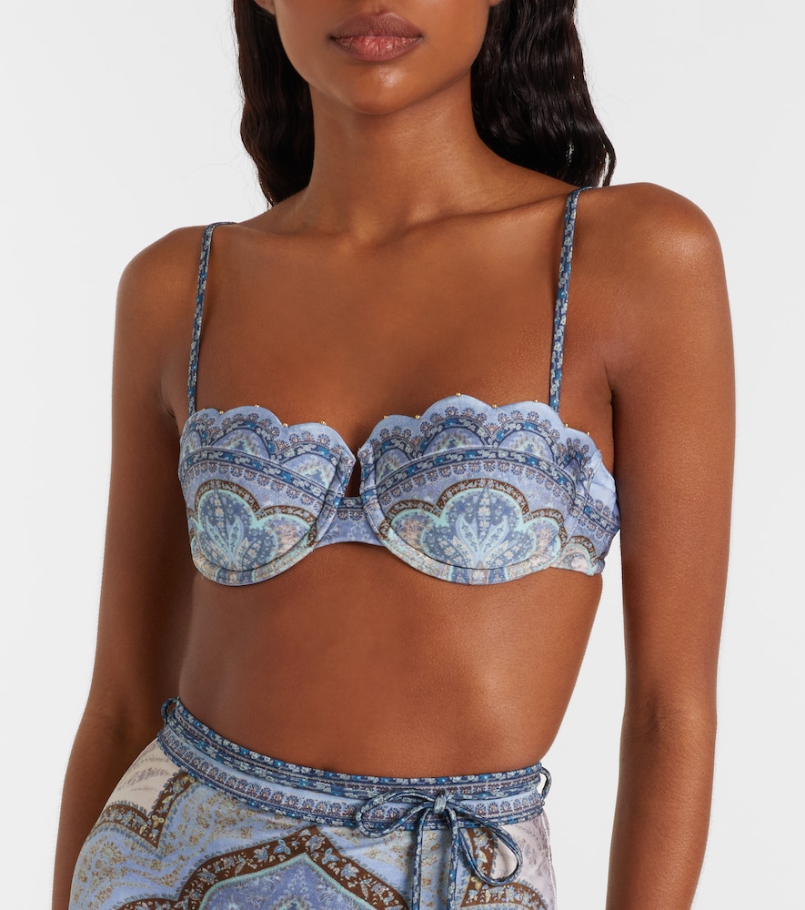 Zimmermann Zimmermann Wanderlust Printed Bikini Top 