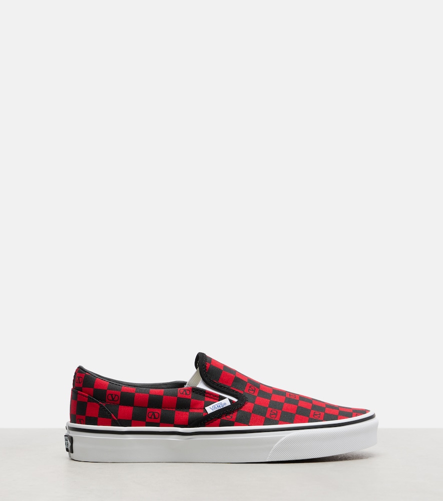  Valentino Garavani Valentino Garavani X Vans Slip-ons Vlogo Aus Canvas 