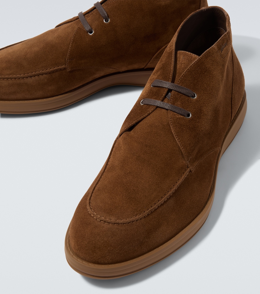  Brioni Brioni Desert Boots Journey Aus Veloursleder 