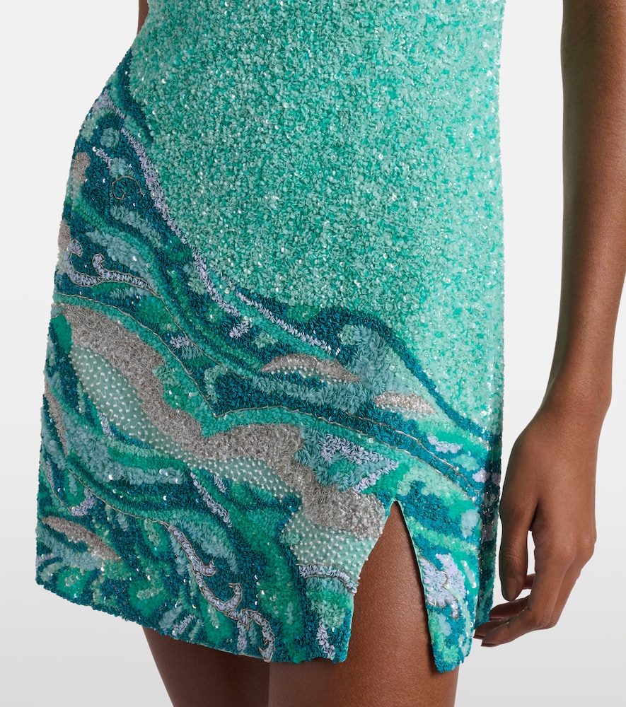  La Fuori Lã  Fuori Sea Embroidered Minidress 