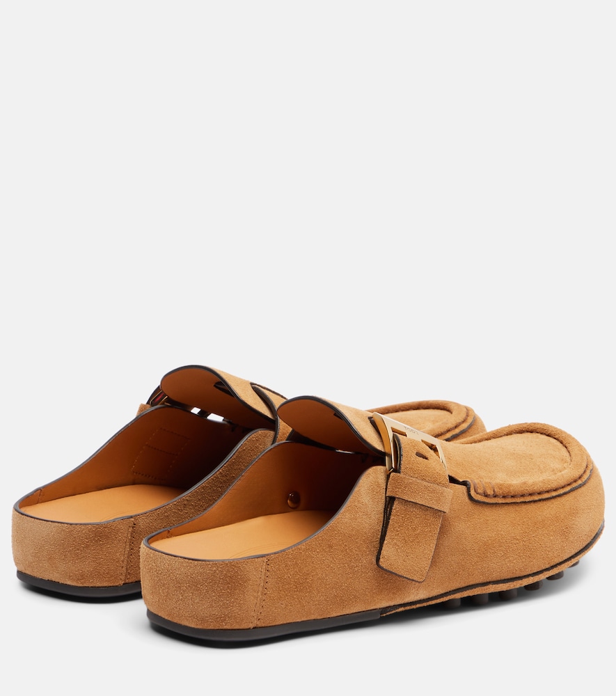 Suede Mules