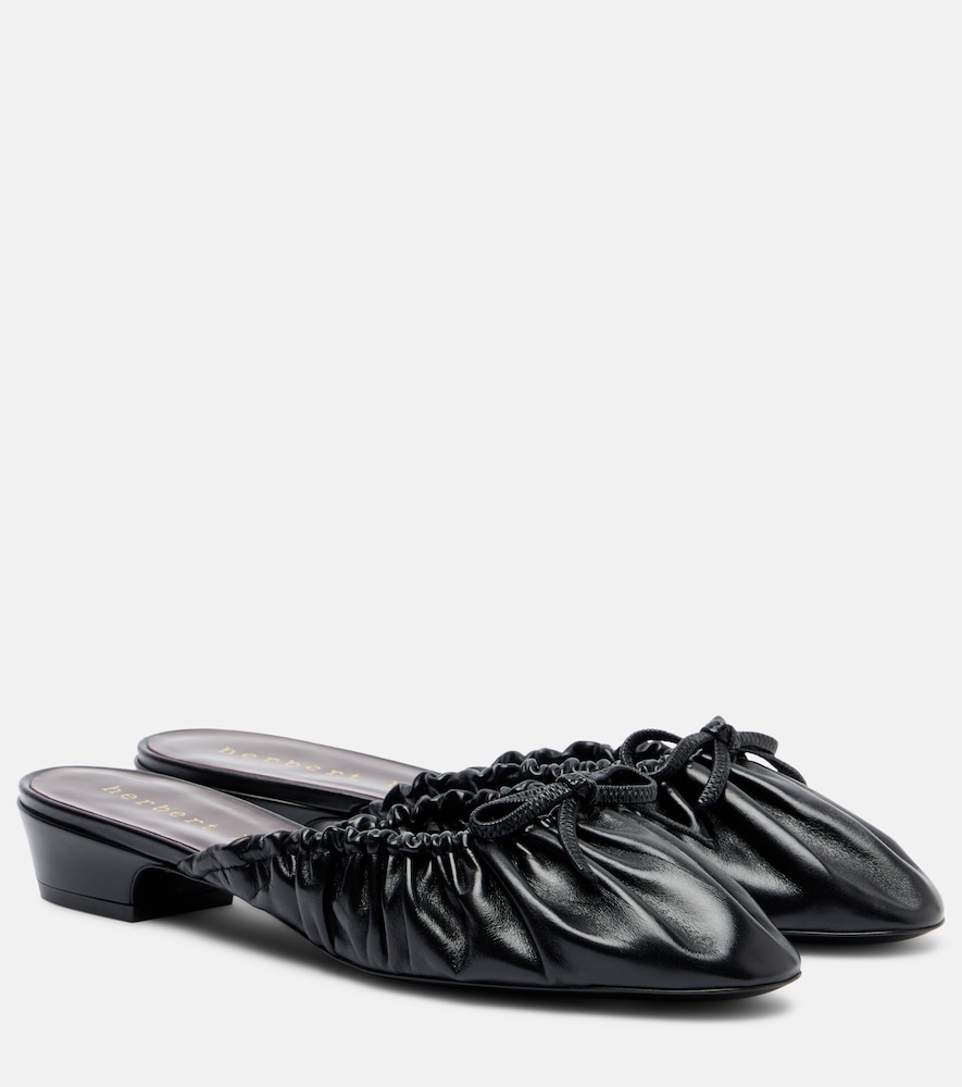 Gather Around Ruched Mules
