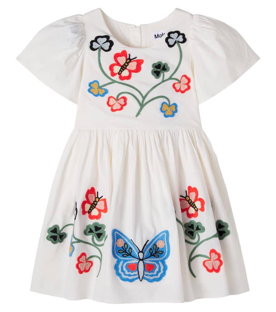 Abito Carlin in cotone con ricamo