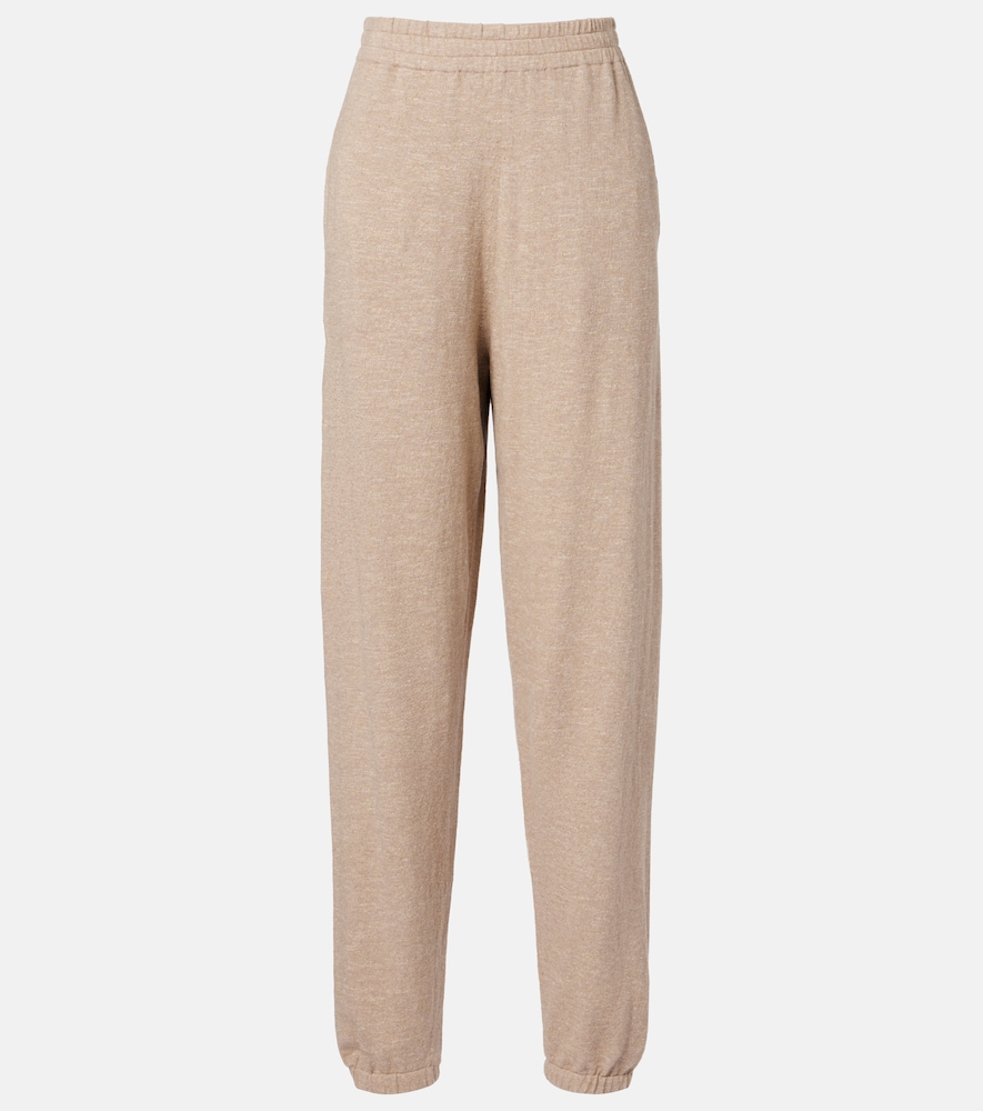 The Row Nadir cotton and linen straight-leg pants