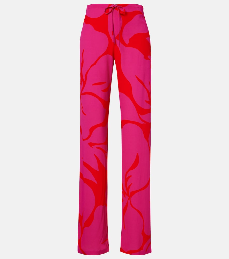 Dries Van Noten Pantalon droit fleurs 416 €