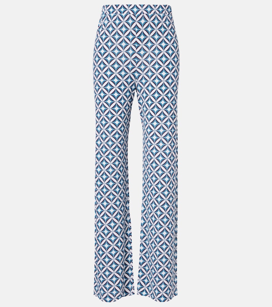 Max Mara Abate printed wide-leg pants