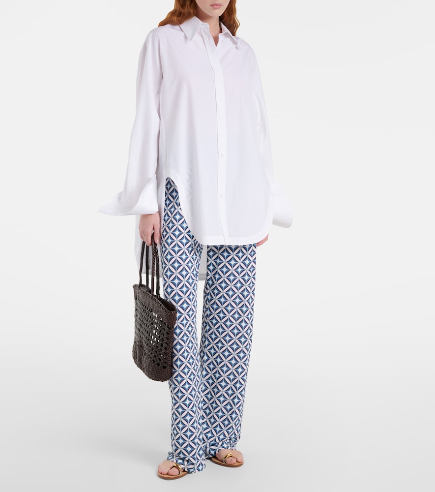 Max Mara Abate printed wide-leg pants