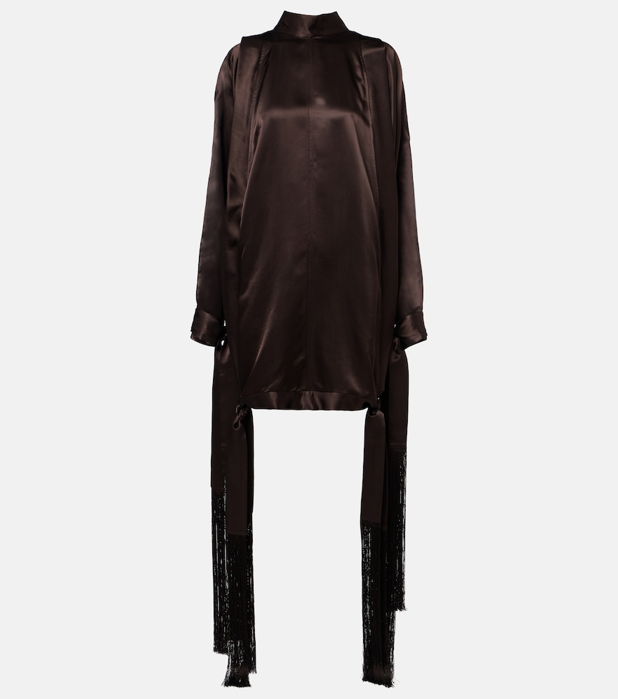 Minikleid aus Satin