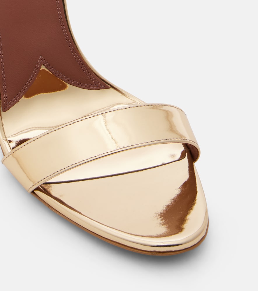  Paris Texas Paris Texas Sandalen Vera Aus Metallic-leder 