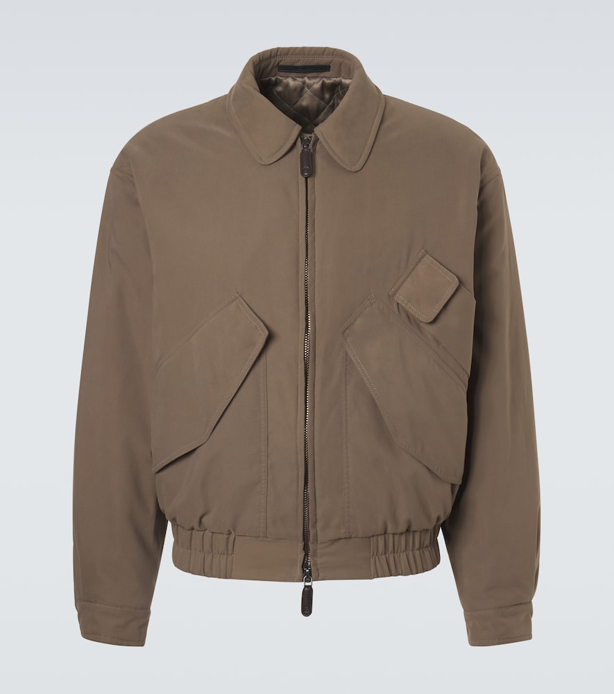 Blouson aus einem Baumwollgemisch