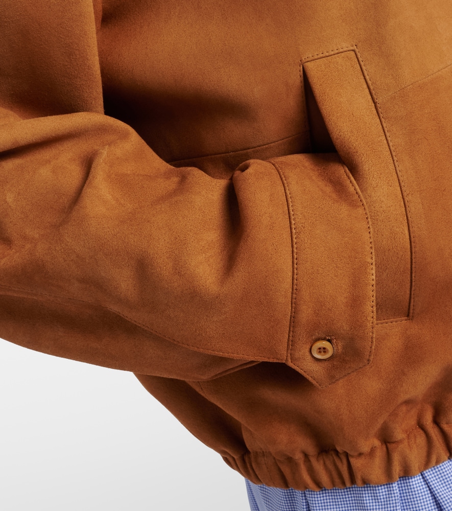  Miu Miu Miu Miu Suede Blouson Jacket 