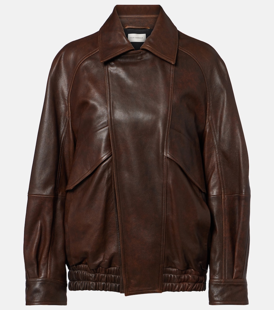Bomberjacke Rafe aus Leder