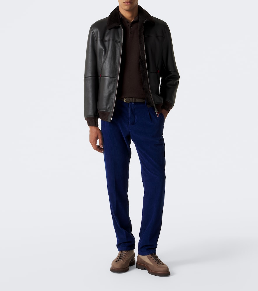 Cotton Straight Pants