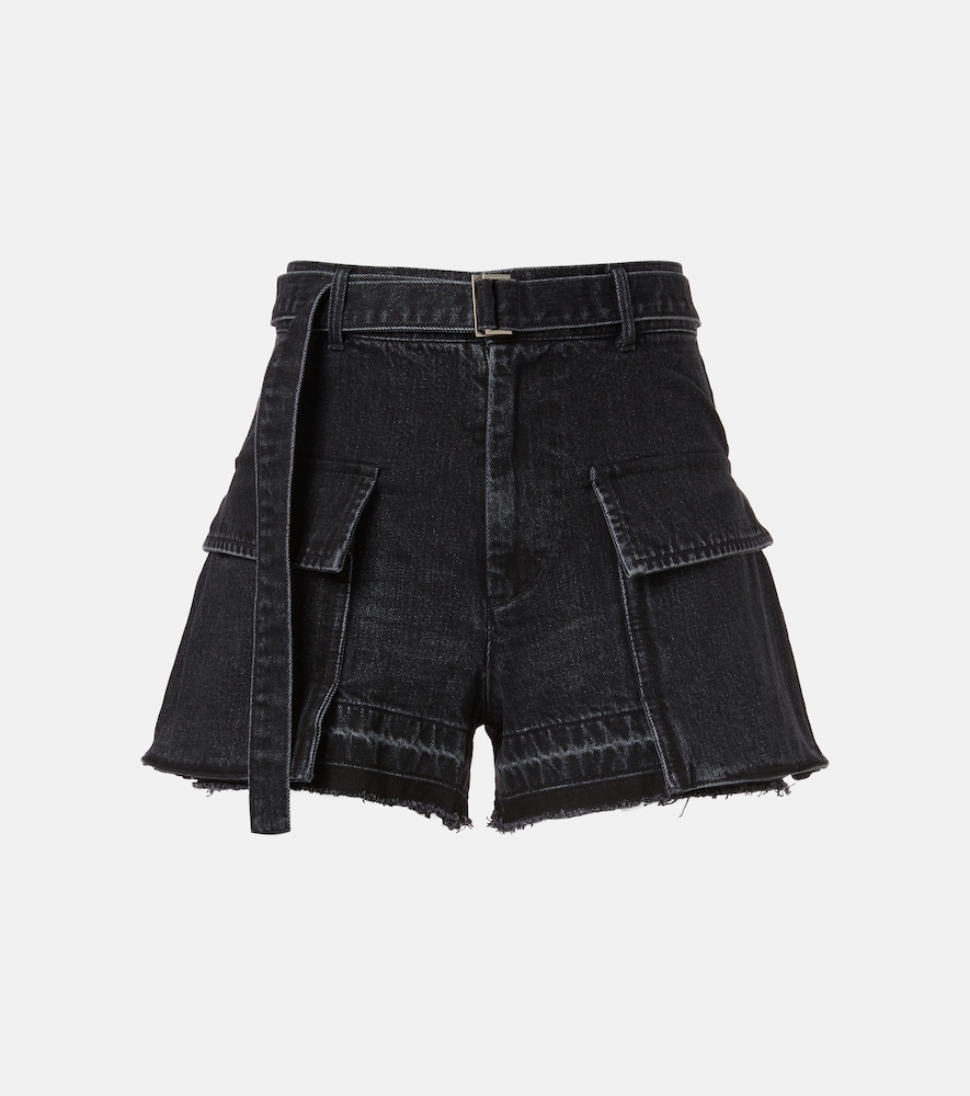 Sacai Short en denim ceinture 595$