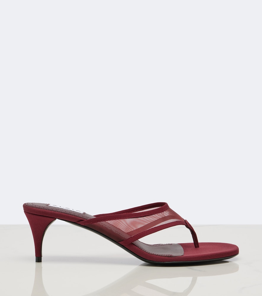 Alaïa Mesh Thong Sandals