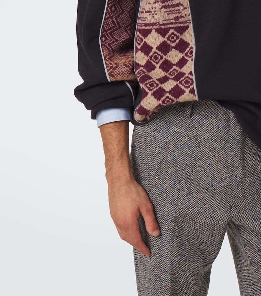 Cotton And Wool Half-Zip Sweater
