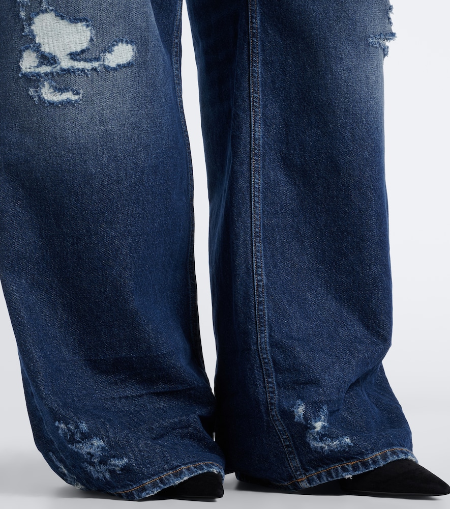Dolce&Gabbana Distressed Wide- Leg