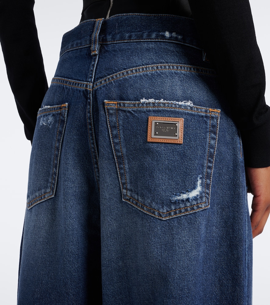 Dolce&Gabbana Distressed Wide- Leg