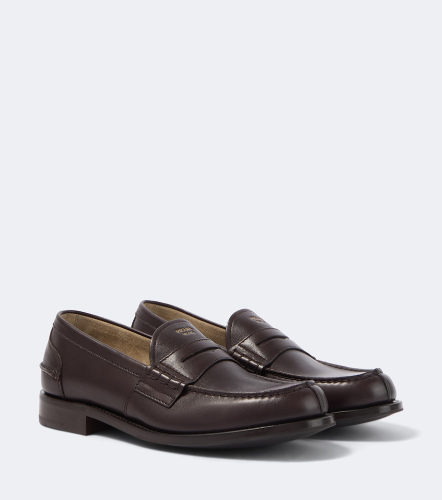 Loafers aus Leder