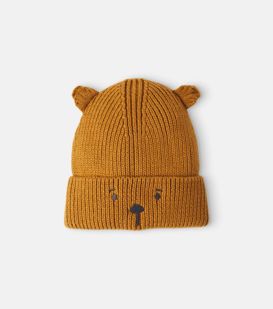 Liewood Brown Baby Gina Ribbed-Knit Cotton Beanie - Mytheresa - Image 1