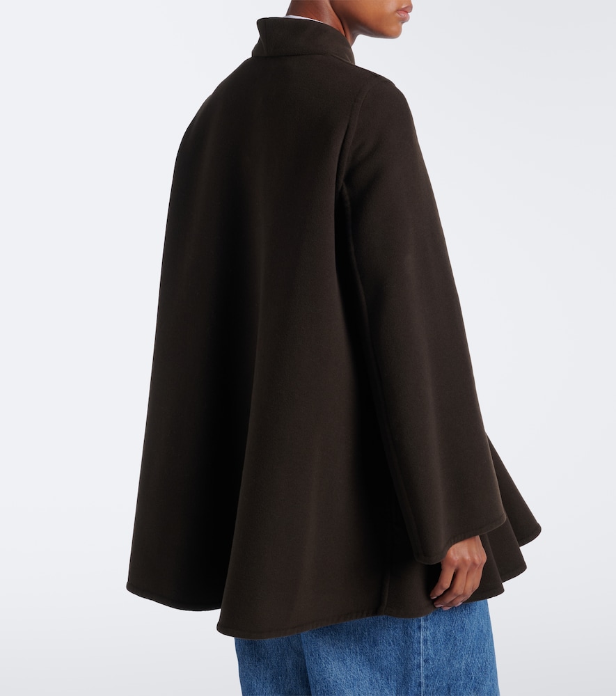 Peplum Wool And Cashmere Coat