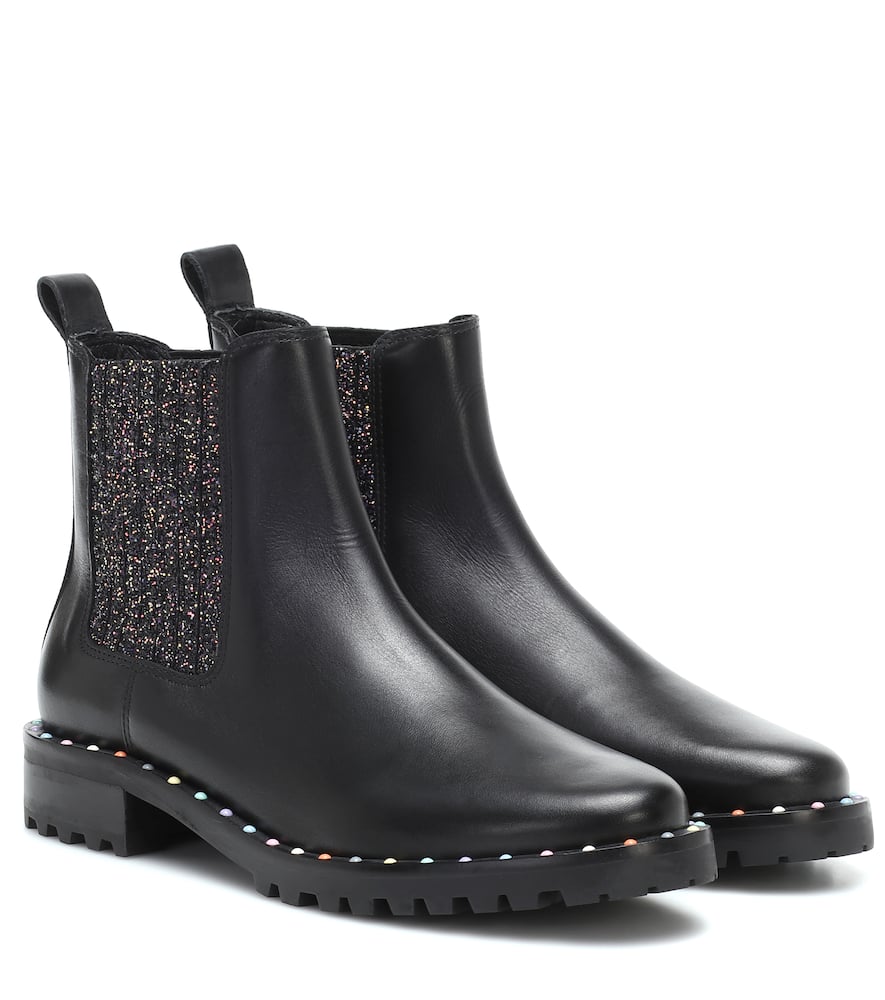 SOPHIA WEBSTER BESSIE LEATHER ANKLE BOOT,P00408896