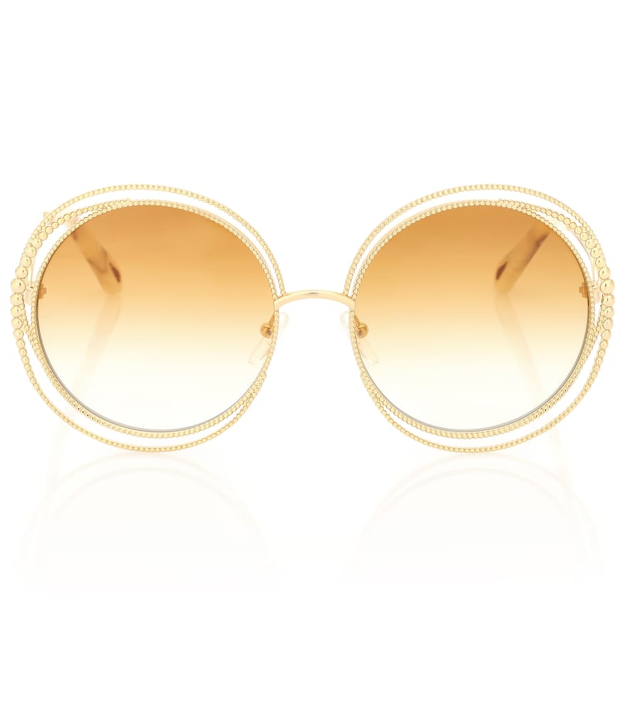 Click to view more detailed imagery on our partner's website ChloÉ Women's Carlina Oversized Round Sunglasses, 58Mm In Yellow