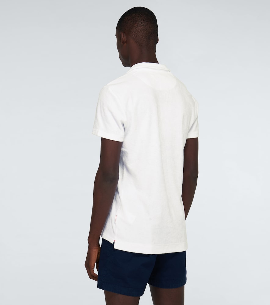 Terry Toweling Cotton Polo Shirt