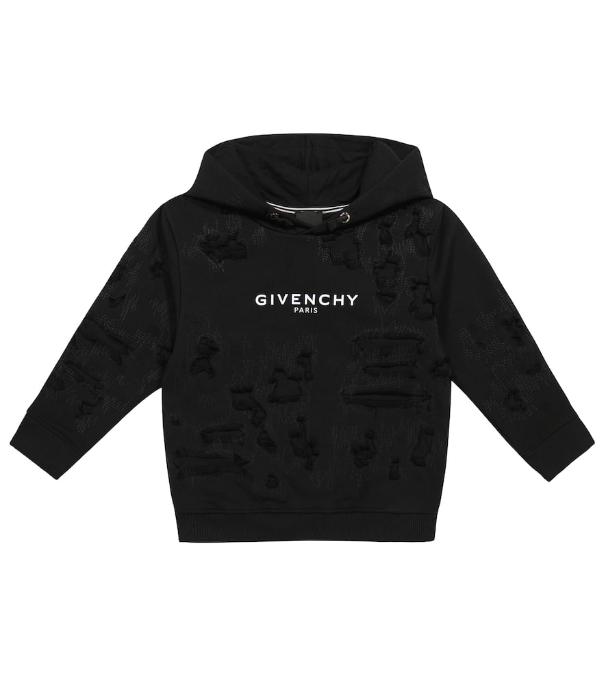 Givenchy Kids Logo cotton-blend hoodie