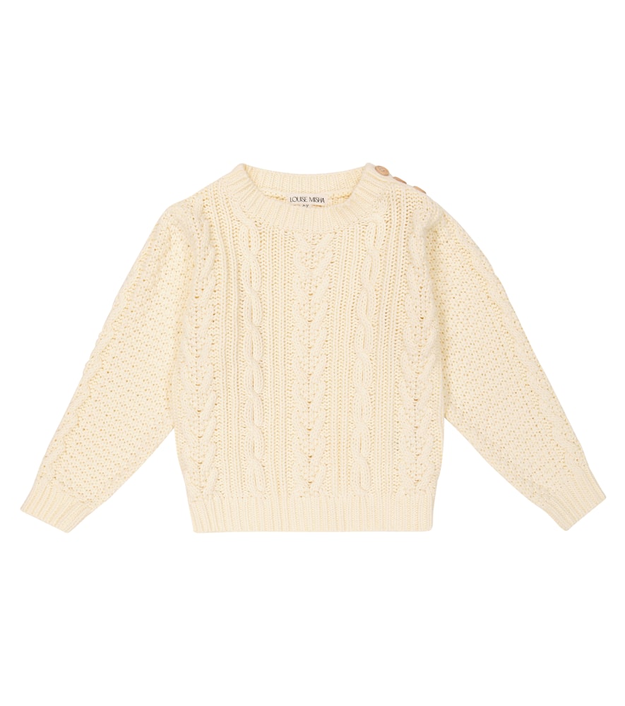 Louise Misha Aliou cable-knit cotton sweater