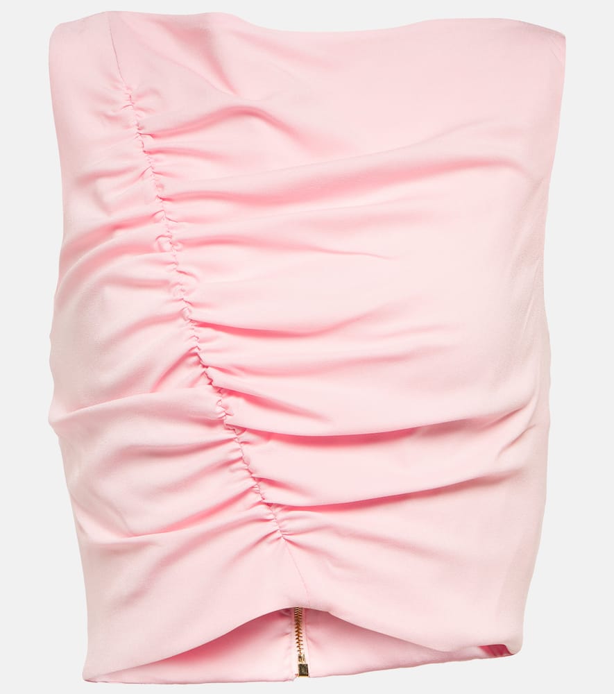 Versace Ruched crop top